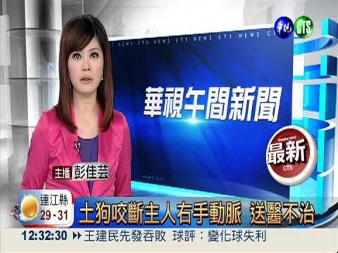 土狗咬斷主人右手動脈 送醫不治