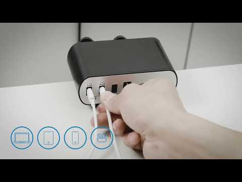 Electradock futuro dell’alimentazione delle scrivanie