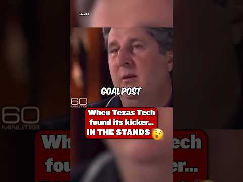 Texas Tech really found their kicker in the STANDS 🔥