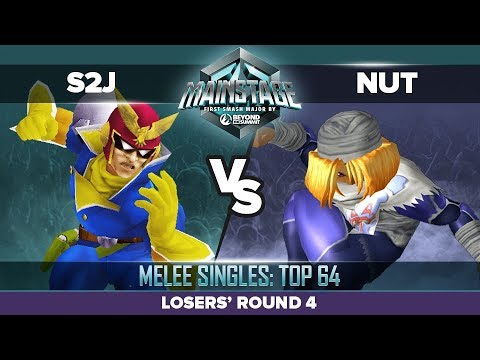 S2J vs Nut - Losers' Round 4: Melee Singles Top 64 - Mainstage | Captain Falcon vs Sheik