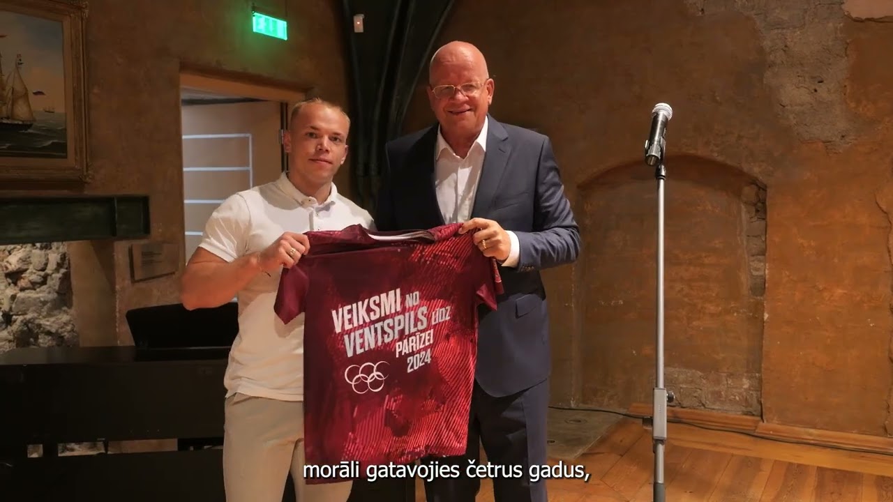 No Ventspils līdz Parīzei! Ceļā uz Olimpiskajām spēlēm Parīzē.