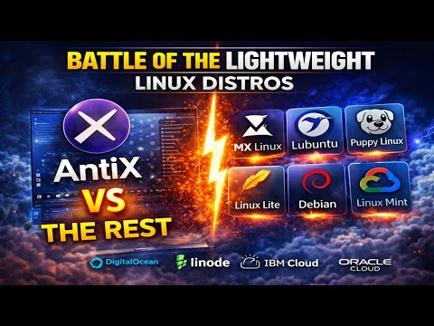 Battle of the Lightweight Linux Distros: AntiX vs The Rest!
