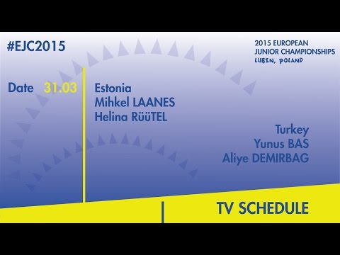 M.Laanes/H.Ruutel(EST) VS. Y.Bas/A.Demirbag(TUR) #EJC2015 Lubin, Poland
