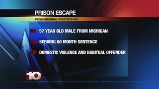 Inmate escapes from federal prison in Terre Haute