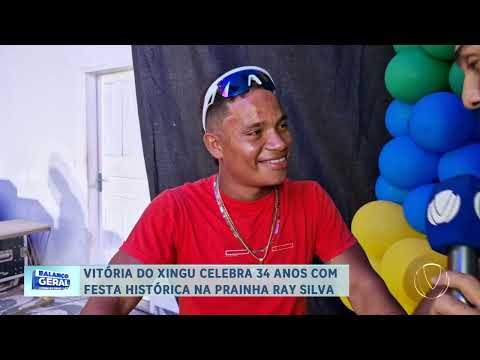 VITÓRIA DO XINGU CELEBRA 34 ANOS COM FESTA HISTÓRICA NA PRAINHA RAY SILVA