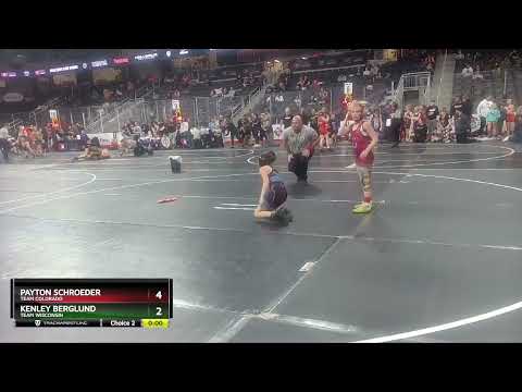 65 Lbs 3rd Place Match - Kenley Berglund, Team Wisconsin Vs Payton Schroeder, Team Colorado 2daf