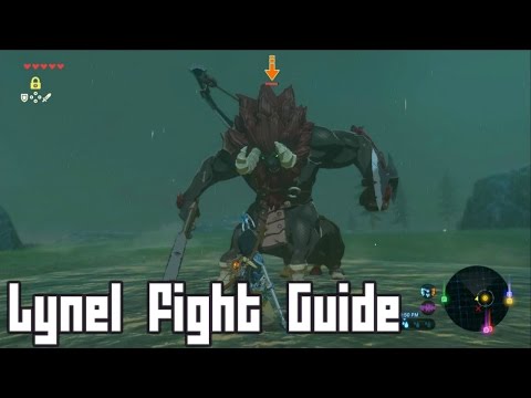 Fight This Boss DONT RUN, Easy Battle Lynel - Zelda Breath of the Wild