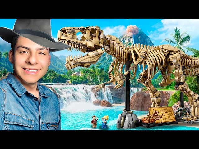 Vídeo relacionado con Lego Tyrannosaurus Rex: Fósiles de dinosaurio - Lego 76968, modelo a escala 1:12 para adultos - Incluye un esqueleto móvil T. Rex, Alan Grant & Ellie Sattler minifiguras