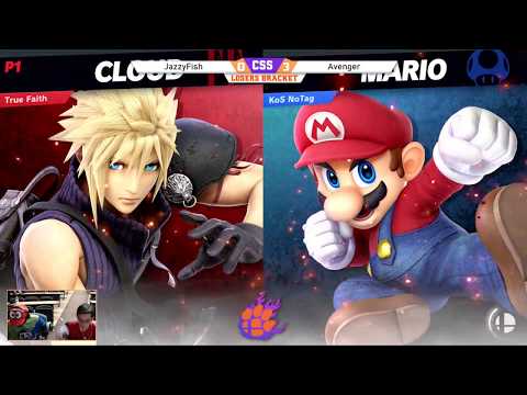 Clemson Smash Series 24 - Losers Quarters - Mortality (Cloud, Lucina) vs. GO | NoTag (Mario) - SSBU