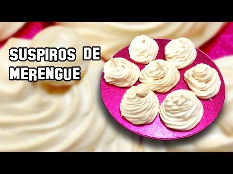 ✔ Suspiros de Merengue | Recetas de Cocina