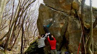 Video thumbnail of BIG, 7B+. Vipava Valley
