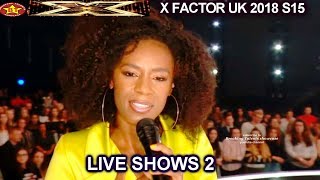 Shan Ako “Sorry Seems To Be The Hardest Word” SENSATIONAL VOCALS  | Live Shows 2 X Factor UK 2018