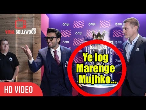 Ye log Marenge Mujhko... | CRAZY Ranveer Singh Funny Moment |  Indian Premier Football League