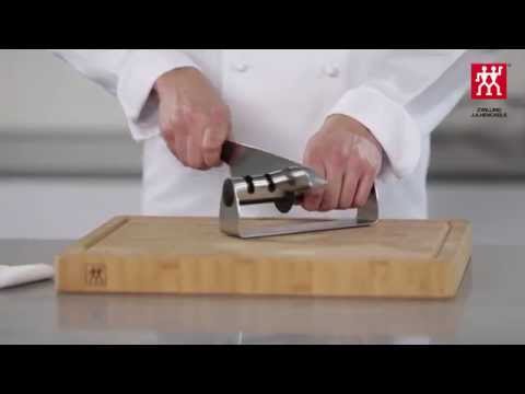 Messer schärfen mit dem Messerschärfer TWINSHARP Select