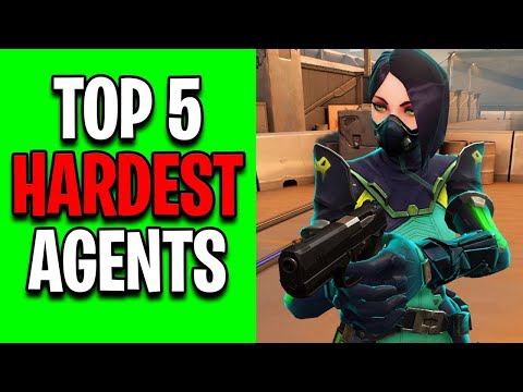 TOP 5 HARDEST AND EASIEST AGENTS TO PLAY!