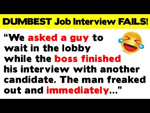 DUMBEST, Funniest Job Interview FAILS!