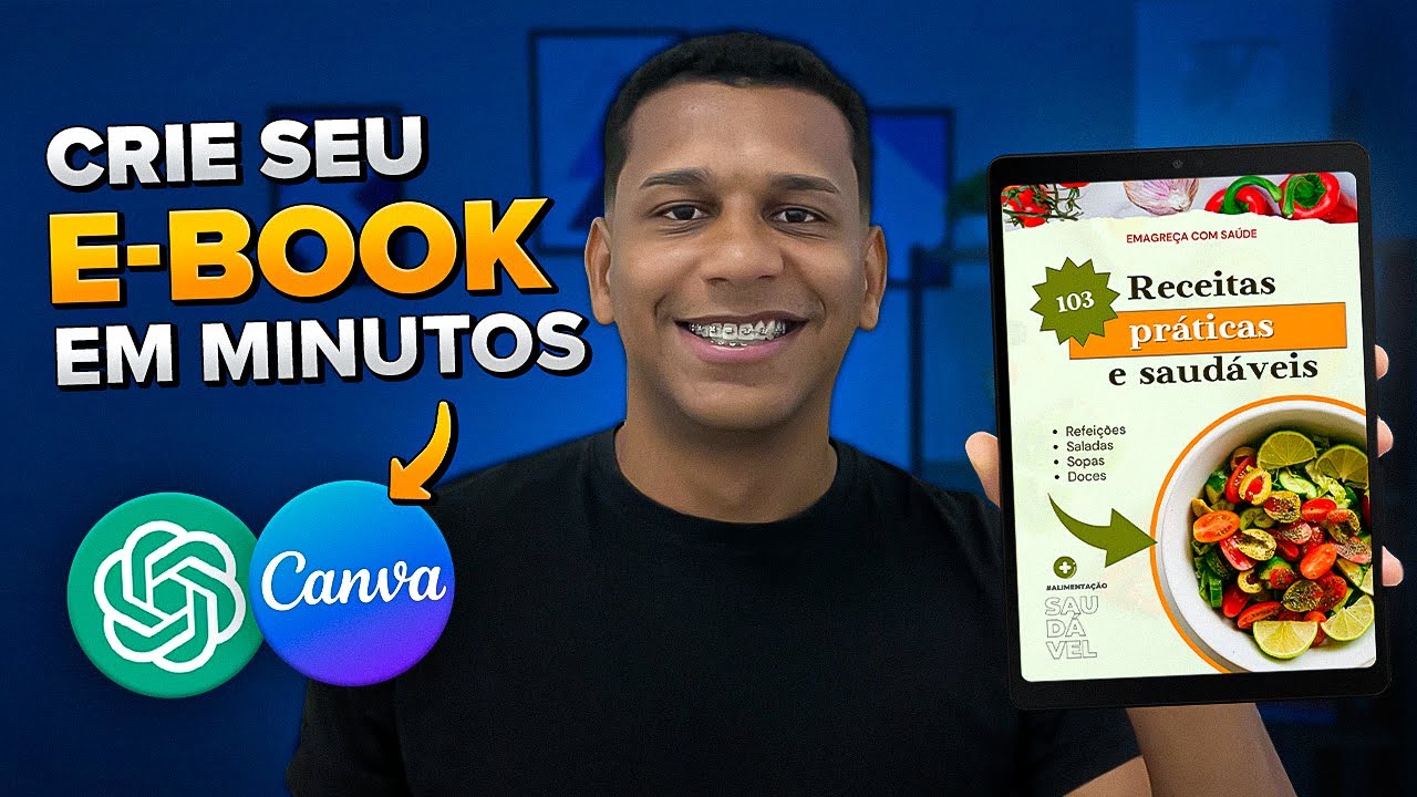 Como Criar um EBOOK Profissional com ChatGPT & Canva