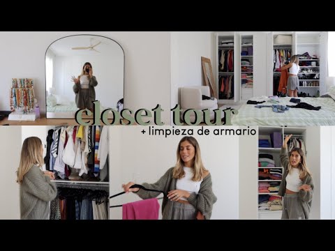 ¡¡CLOSET TOUR!! + limpieza de armario + MINI HAUL (publi)