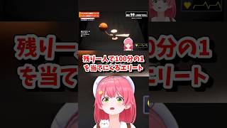 【さくらみこ／ホロライブ切り抜き】100人けん玉耐久 残り1人で100分の1の神に愛されるエリートww