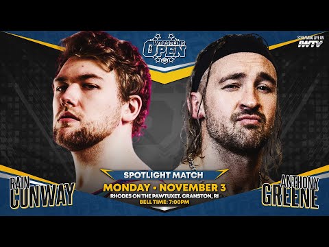 LIVE: Anthony Greene vs. Rain Conway | Wrestling Open RI 11/03/25 Spotlight Match
