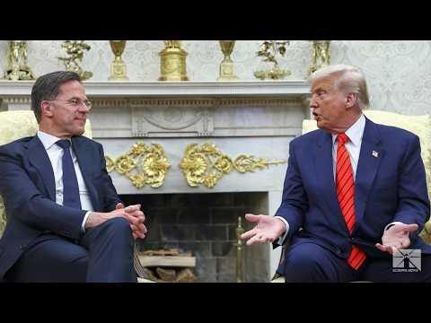 川普會見北約領袖，談判退出軍事同盟！ (Trump meets with NATO leader amid talk of pulling out of the military alliance)