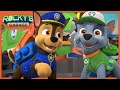 Rocky Makes a Recycled Megaphone for Chase! - Rocky's Garage PAW Patrol Cartoons for Kids