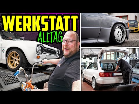 Felgen, Fahrwerk & Karosseriearbeiten! - Werkstattalltag Halle77 - Marco nimmt EUCH mit!