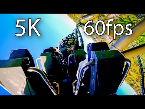 Kondaa back seat on-ride 5K POV @60fps Walibi Belgium