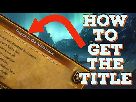 How to get The Insane title ready for WOTLK Classic - TLDR Guide.