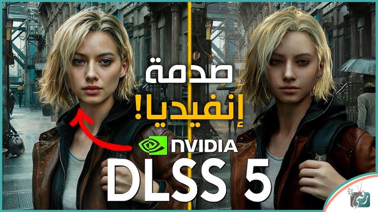 NVIDIA DLSS 5 🔥 ثورة جديدة في عالم الجرافيك والألعاب! أداء خرافي بدون خسارة جودة