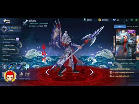 Mobile Legends Epic Skin Zilong Changbanpo Commander