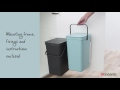 Brabantia Skalbinių krepšiai stač. formos 55l - Pilkas