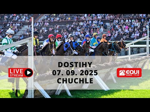 ŽIVĚ 🔴 | dostihy Chuchle Arena Praha – 7. 9. 2025