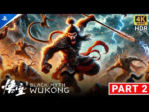 Black Myth: Wukong Walkthrough Gameplay- Part 2 | 4K Ultra Realistic PS5