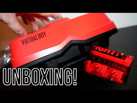 Nintendo Classics - Virtual Boy Unboxing and Testing!