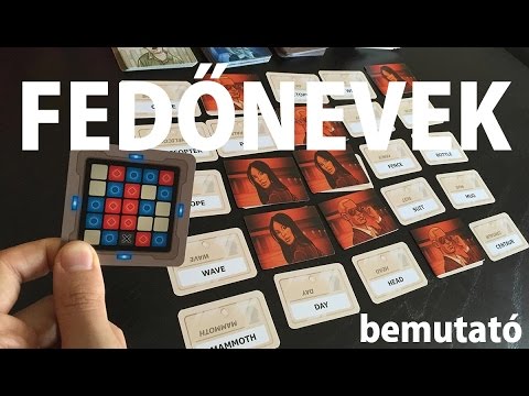 Fedőnevek - társasjáték bemutató - Jatszma.ro