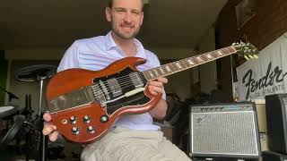 Video thumbnail for 1968 Gibson SG Standard by Reverend Guitar Man