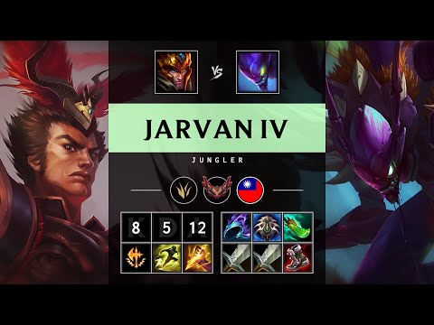 Jarvan IV Jungle vs Kha'Zix - TW Grandmaster Patch 25.13