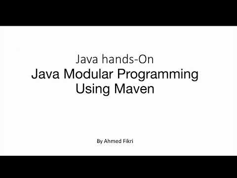 Java Modular Programming Using Maven Demo
