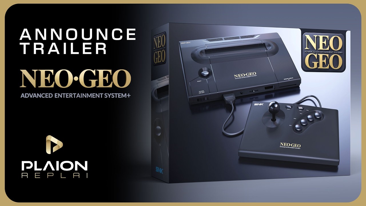NEOGEO AES+ Announce Trailer [ENG-PEGI] - YouTube