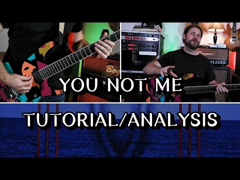YOU NOT ME Guitar Tutorial/Analysis (Dream Theater) [Let's Learn Falling Into Infinity EP #2]