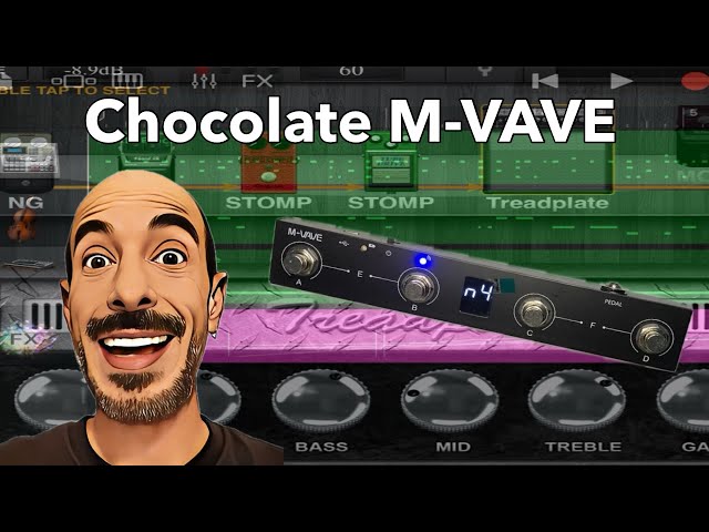 Vídeo relacionado con MVAVE Chocolate Plus para controlador de pedal MIDI con batería recargable, 4 botones, conectividad USB para control de efectos sin costuras y combinaciones de teclado personalizadas (negro)