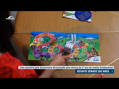 Senado 200 anos: kit pedagógico será distribuído para a rede pública de ensino