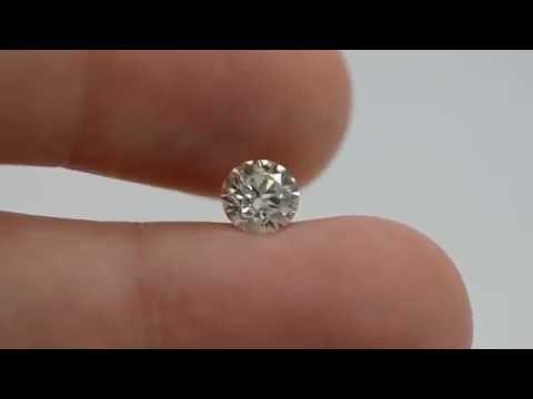 8R077E74 - Round Shape 0.86 Carat H VS2 Natural loose diamond. Certified by EGL