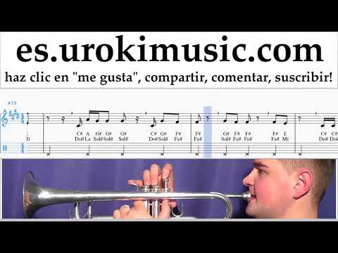 Tutorial de Trompeta The Chainsmokers - Sick Boy Clases Notas um-ih927