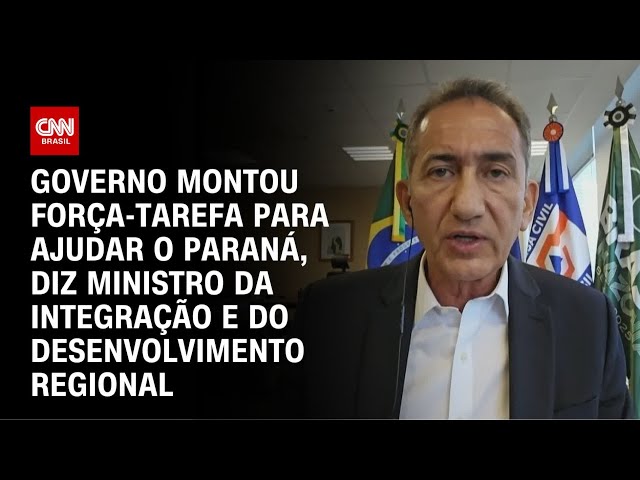 Waldez Góes: Governo montou força-tarefa para ajudar o Paraná após tornado | CNN 360º