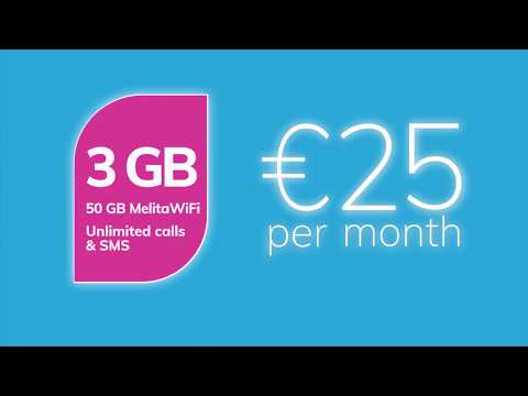 3 GB Data | 50 GB MelitaWiFi | Unlimited Calls & SMS