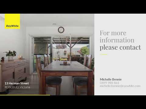 13 Herman Street, Rosebud, VIC 3939, 3 રૂમ, 2 બાથરૂમ, House