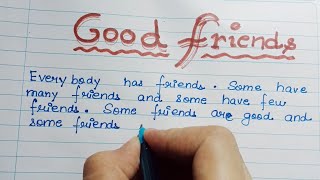 10 lines on Good Friends in English|Essay on Good Friends in English|Essay on Friends |Good Friends