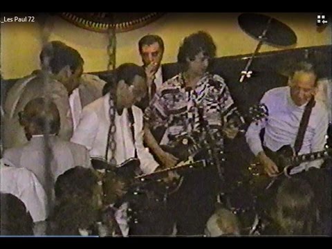 Les Paul's 72nd Birthday Party-rare footage ft. Jeff Beck, Jimmy Page, Rick Derringer, Tony Bennett